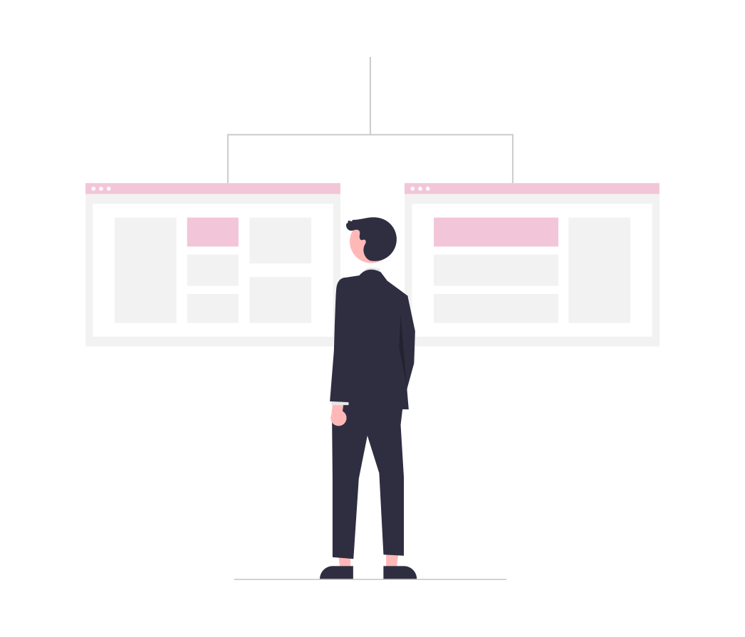 A/B Split Testing Illustration