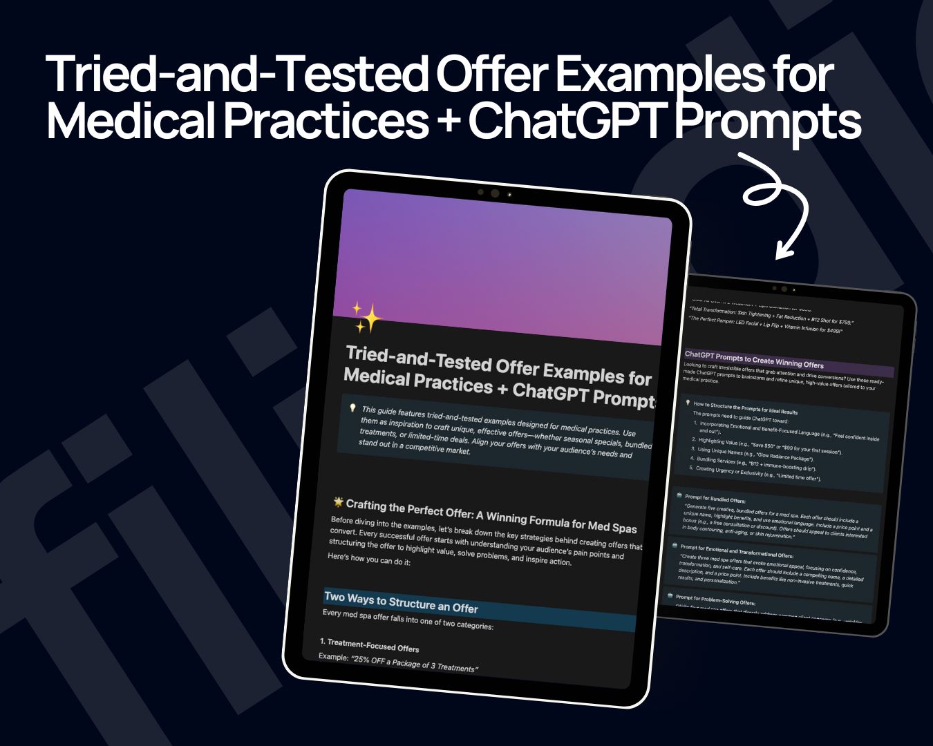 offer examples for med spas