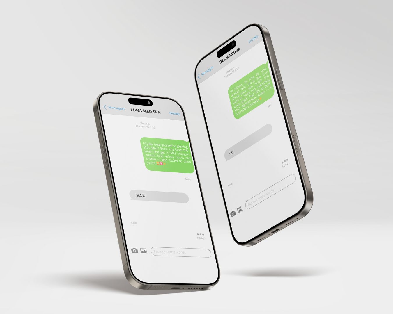 sms marketing campaings for medical practices - real examples