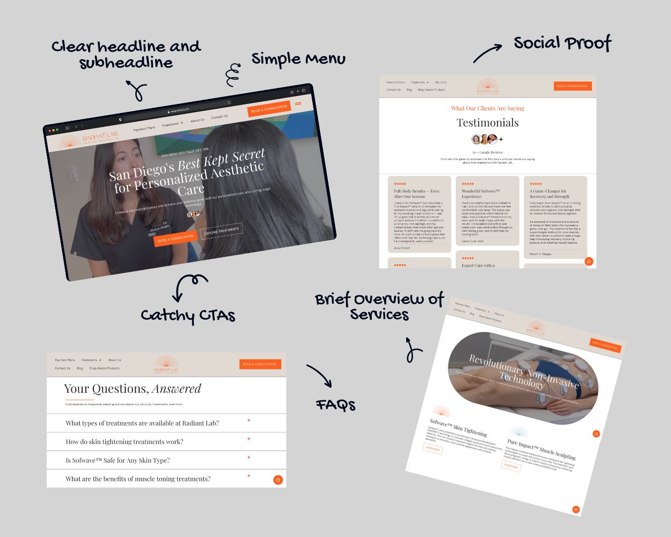 Website Homepage Design - Discover the key elements