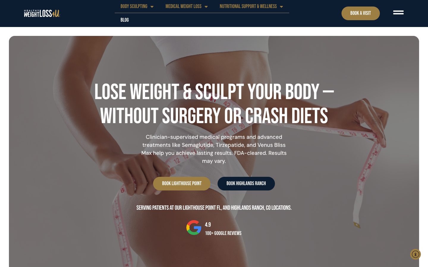 Healthy Weight Loss 4U website