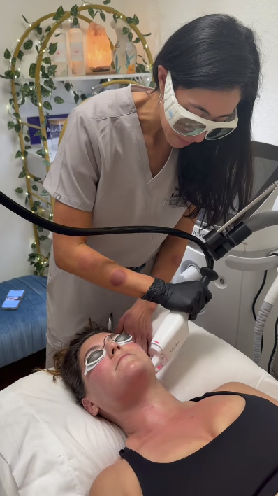 Radiant Lab laser ad